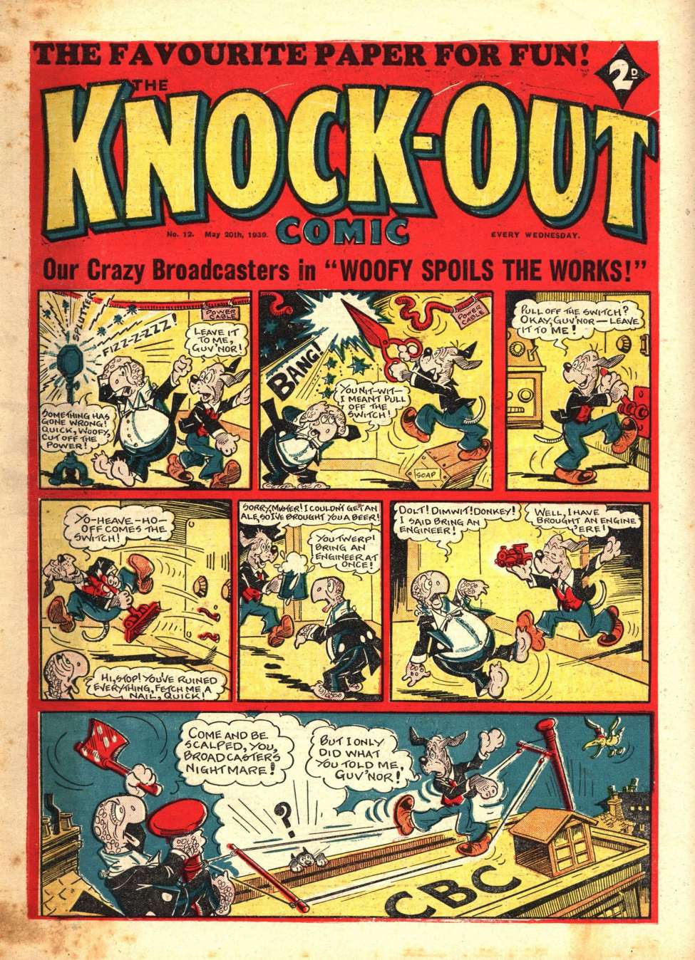 Comic Book Cover For Knockout 12