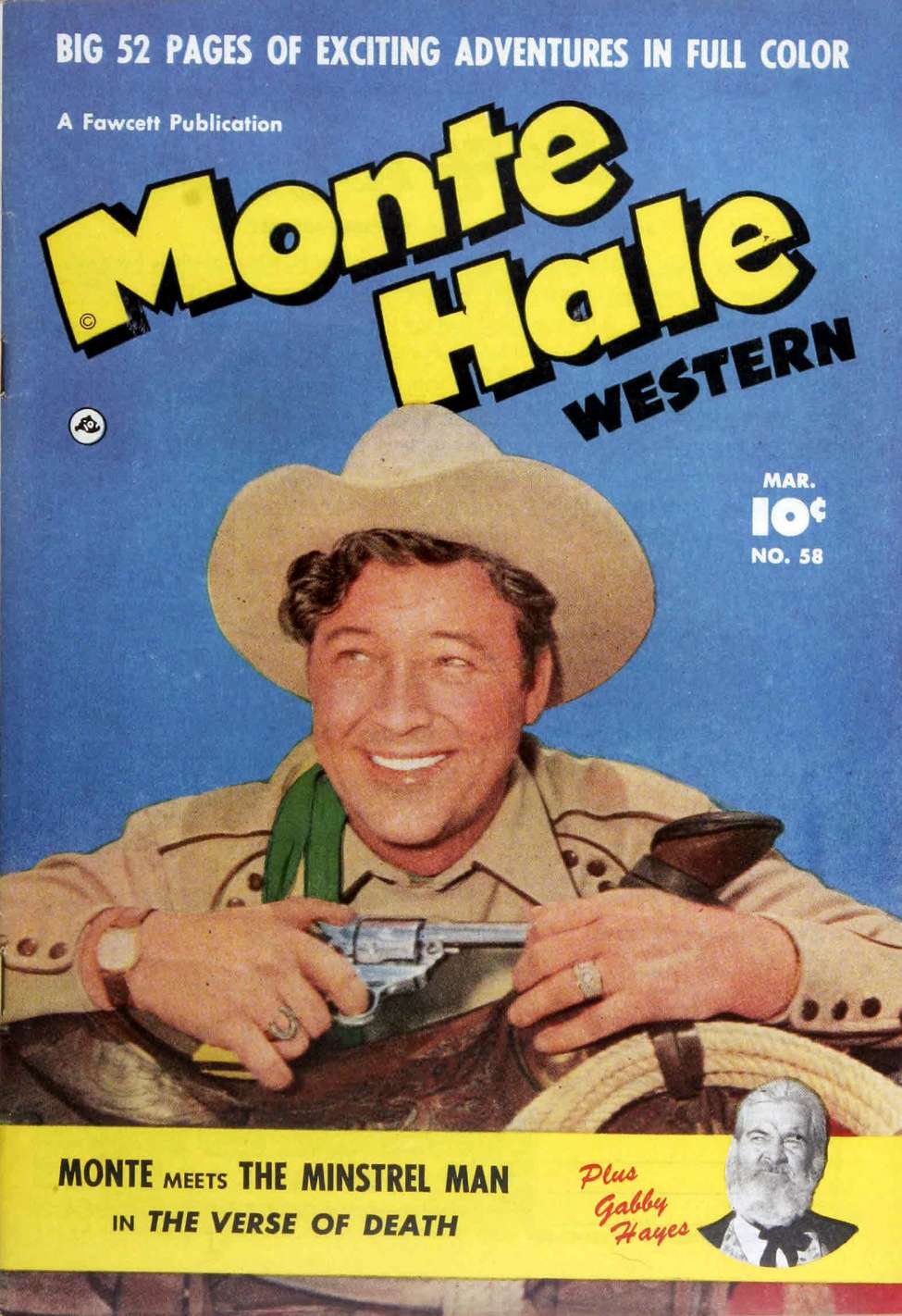 Comic Book Cover For Monte Hale Western 58 - Version 1