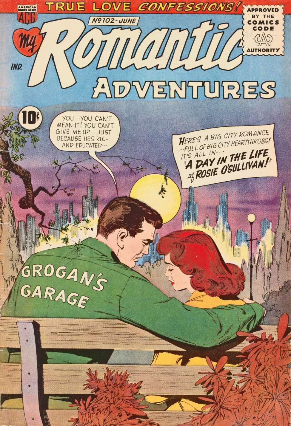 Comic Book Cover For My Romantic Adventures 102