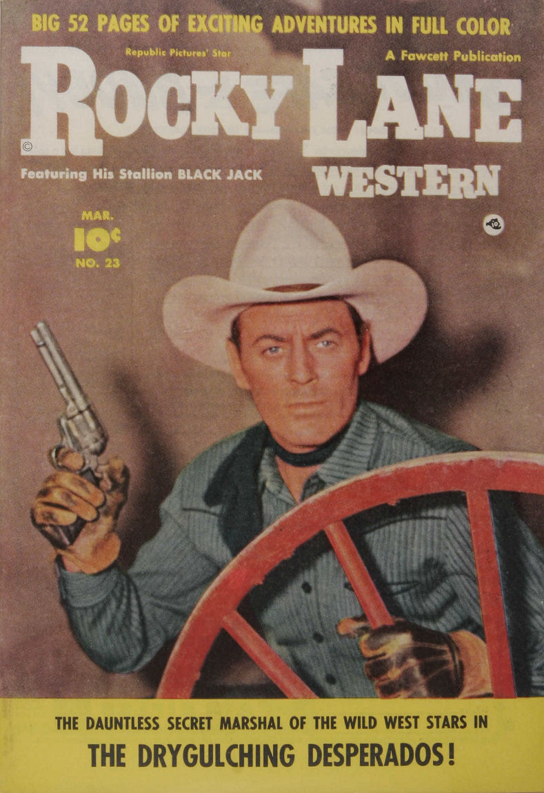 Comic Book Cover For Rocky Lane Western 23
