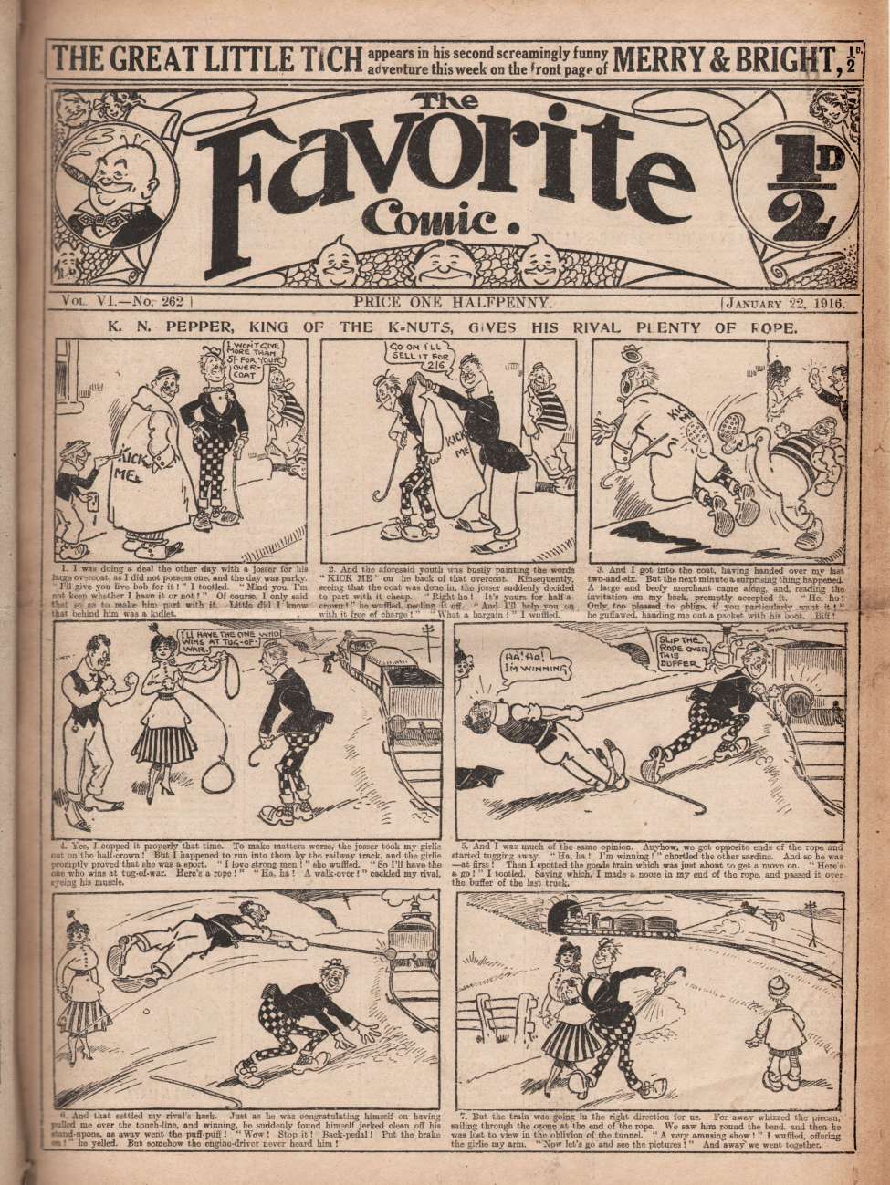 Book Cover For The Favorite Comic 262