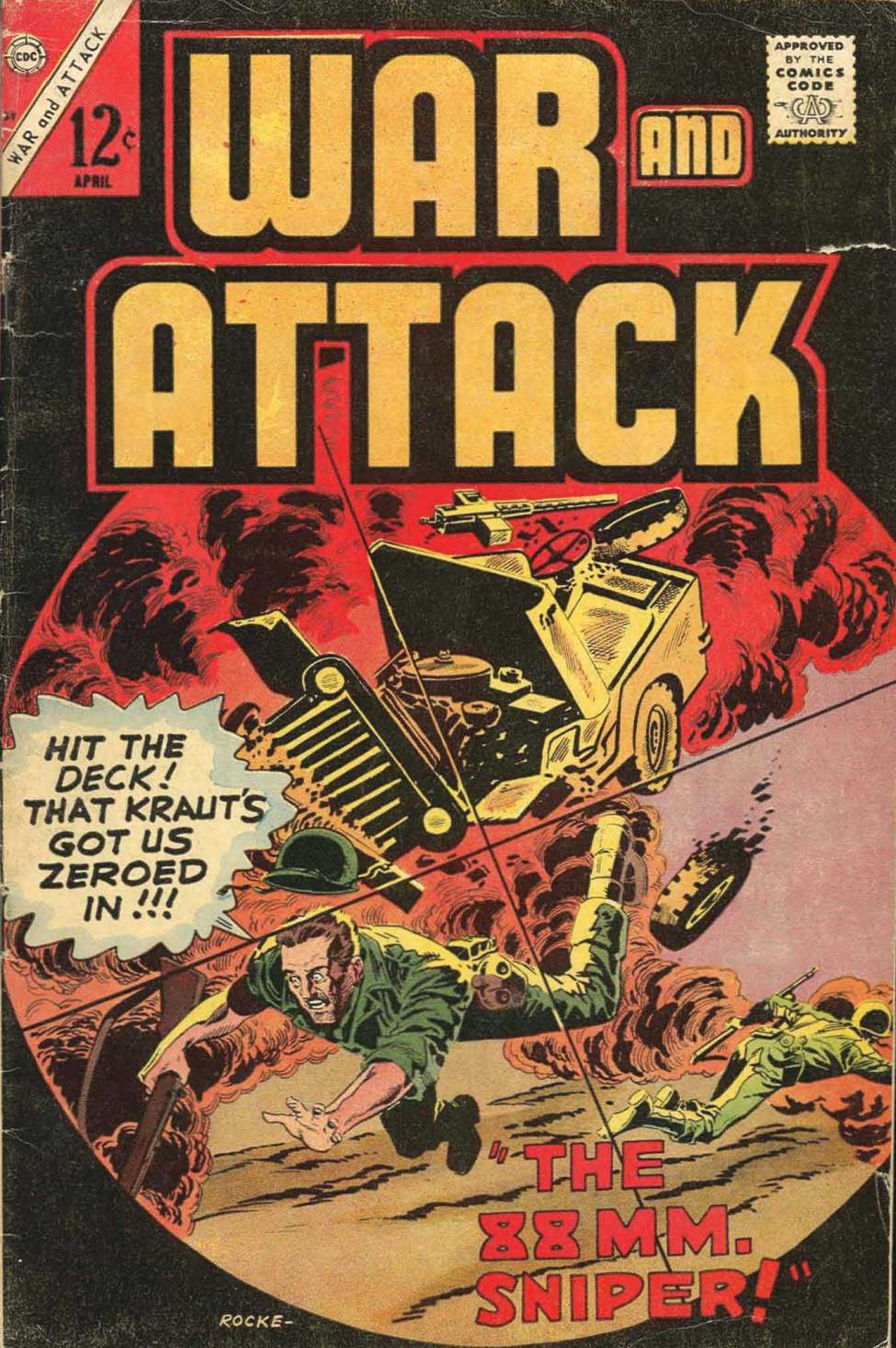 Comic Book Cover For War and Attack 59