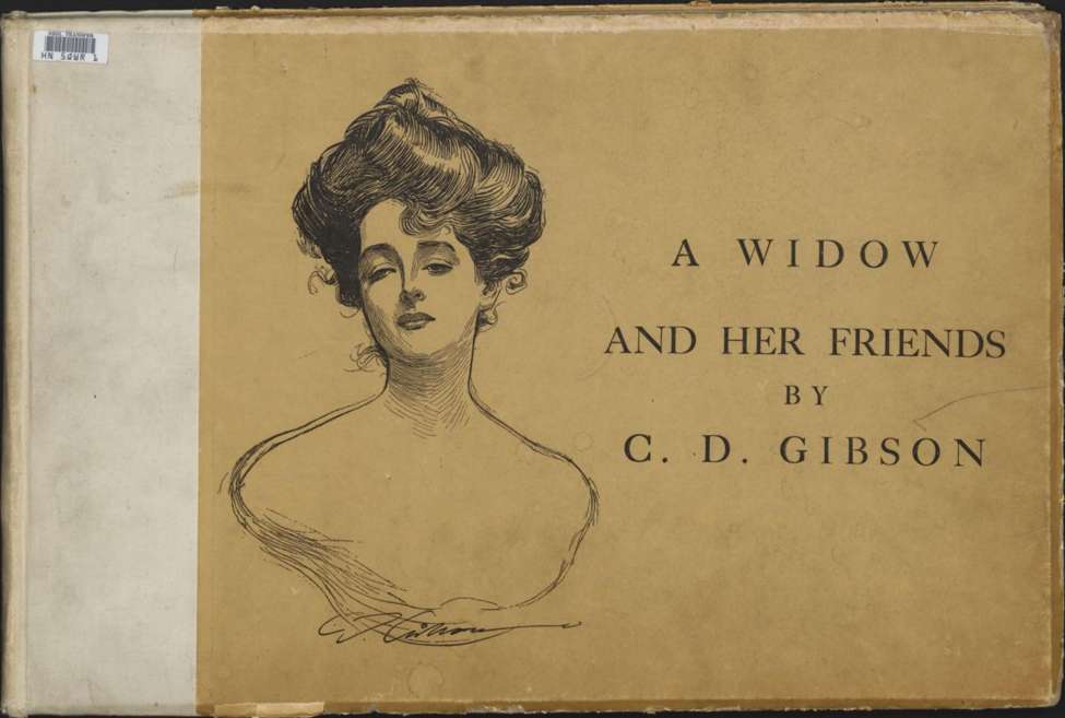Comic Book Cover For A Widow and Her Friends - Charles Dana Gibson