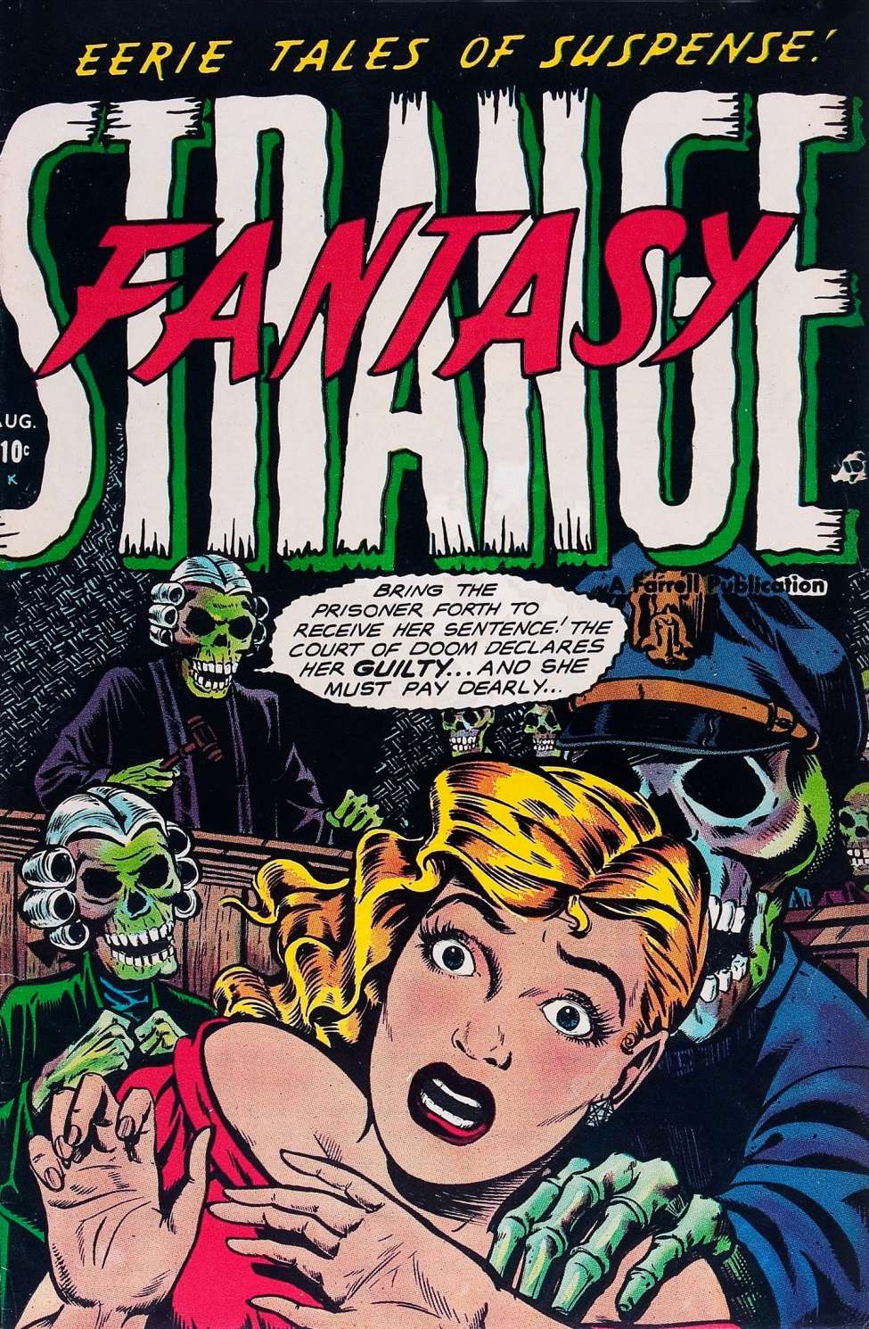 Comic Book Cover For Strange Fantasy 7 - Version 2