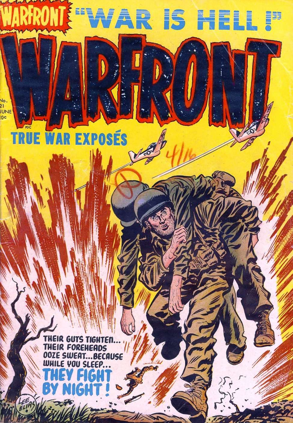 Comic Book Cover For Warfront 21