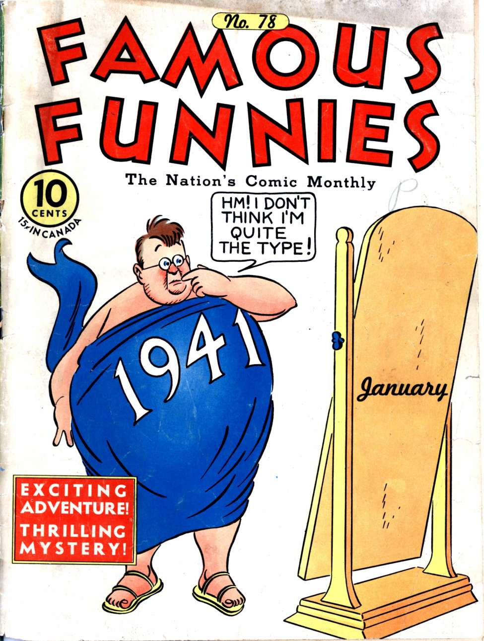 Comic Book Cover For Famous Funnies 78