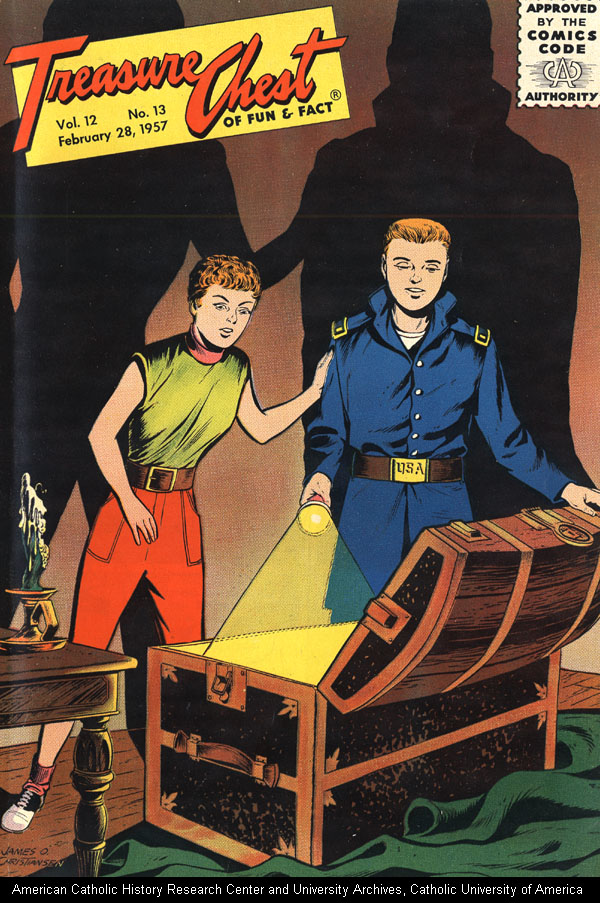 Comic Book Cover For Treasure Chest of Fun and Fact v12 13