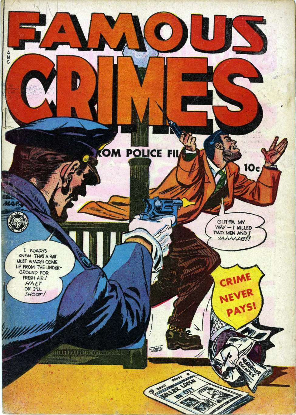 Book Cover For Famous Crimes 7