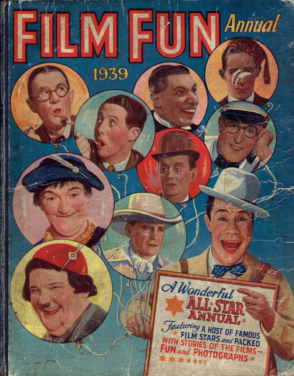 Comic Book Cover For Film Fun Annual 1939
