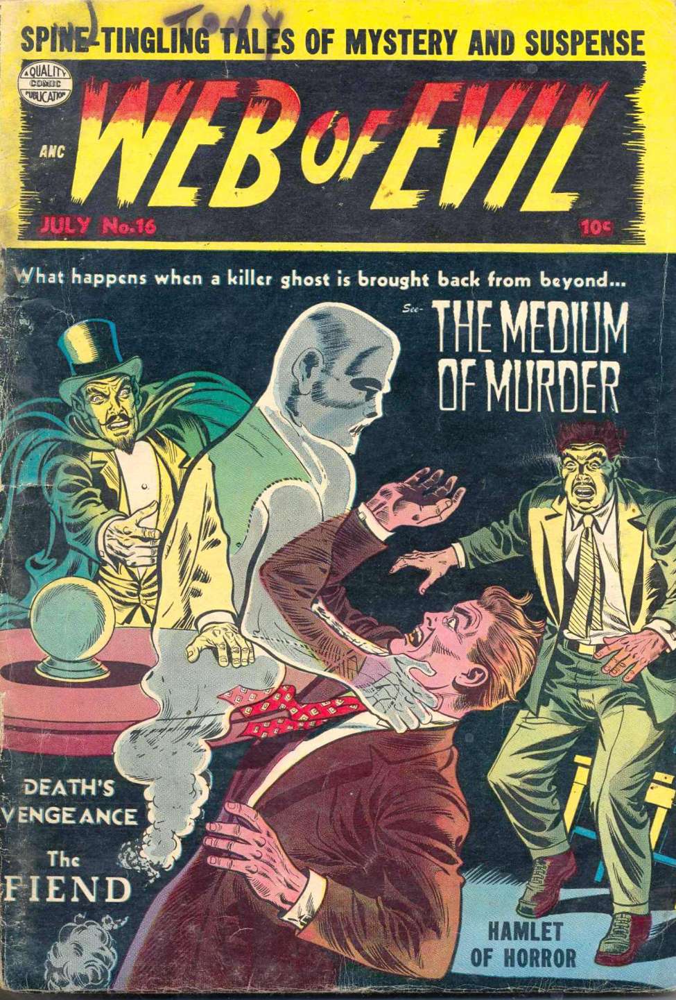 Comic Book Cover For Web of Evil 16