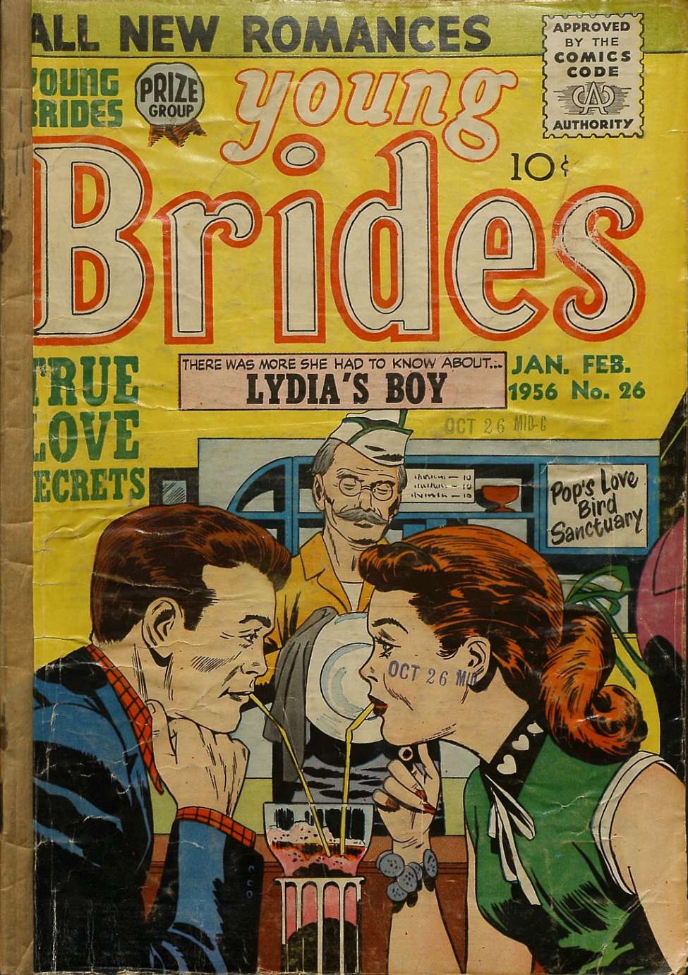 Comic Book Cover For Young Brides 26