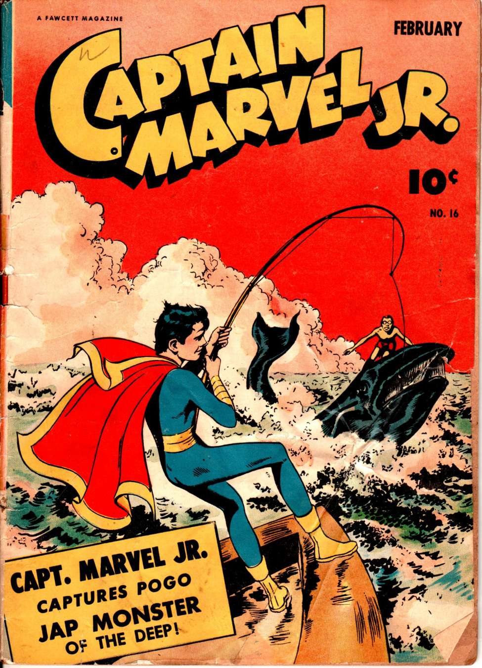 Book Cover For Captain Marvel Jr. 16