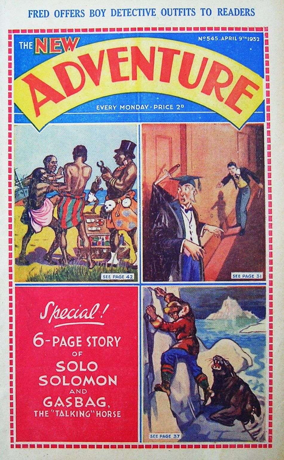 Book Cover For Adventure 545