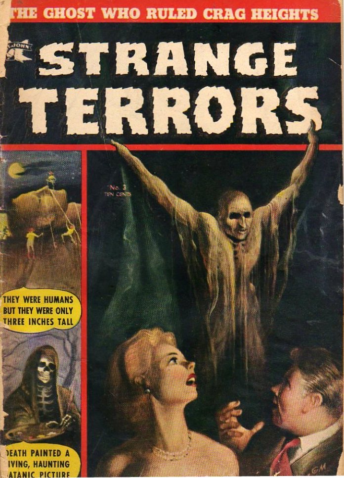 Comic Book Cover For Strange Terrors 3