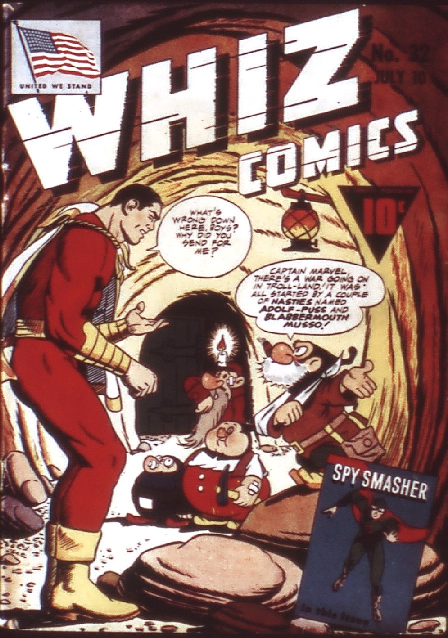 Comic Book Cover For Whiz Comics 32 (fiche)