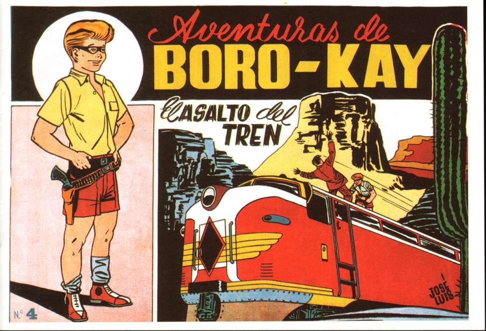 Comic Book Cover For Boro-Kay 4 - El Asalto del Tren