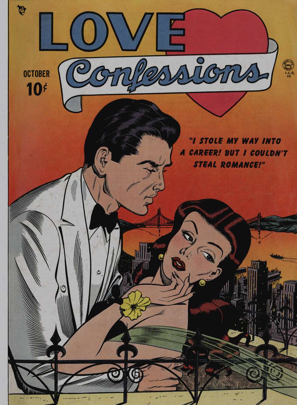 Comic Book Cover For Love Confessions 1