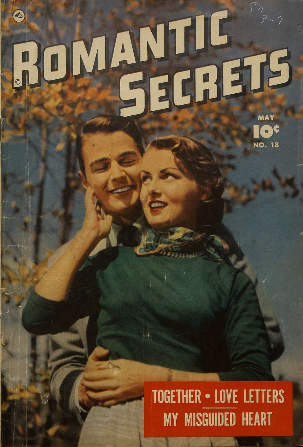 Comic Book Cover For Romantic Secrets 18
