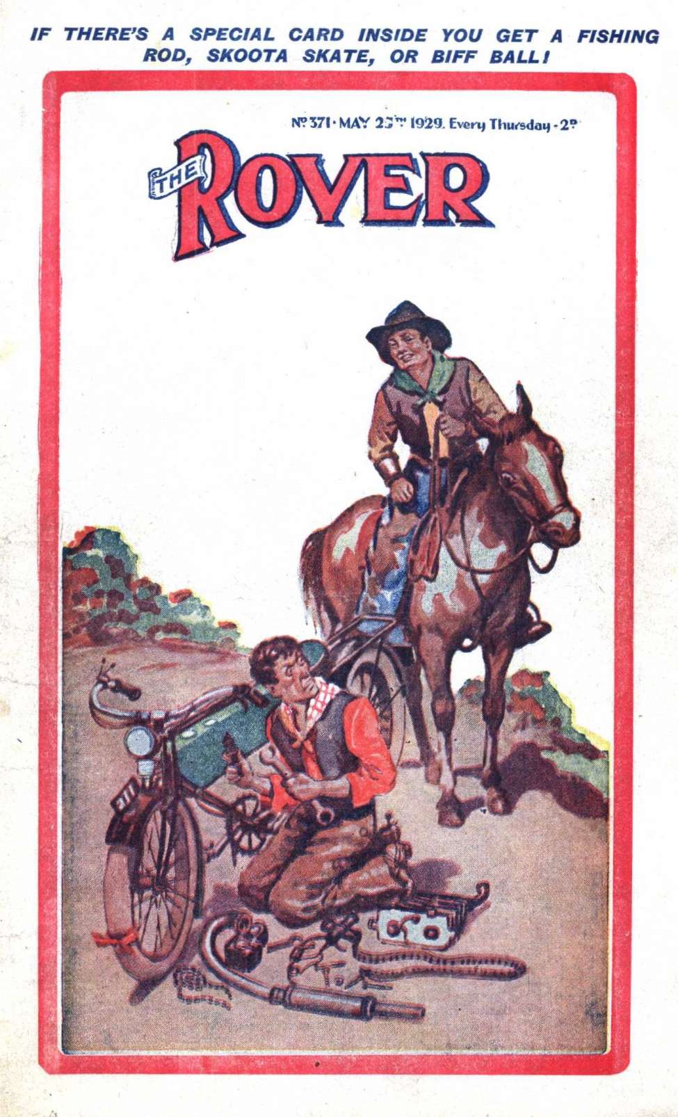 Comic Book Cover For The Rover 371