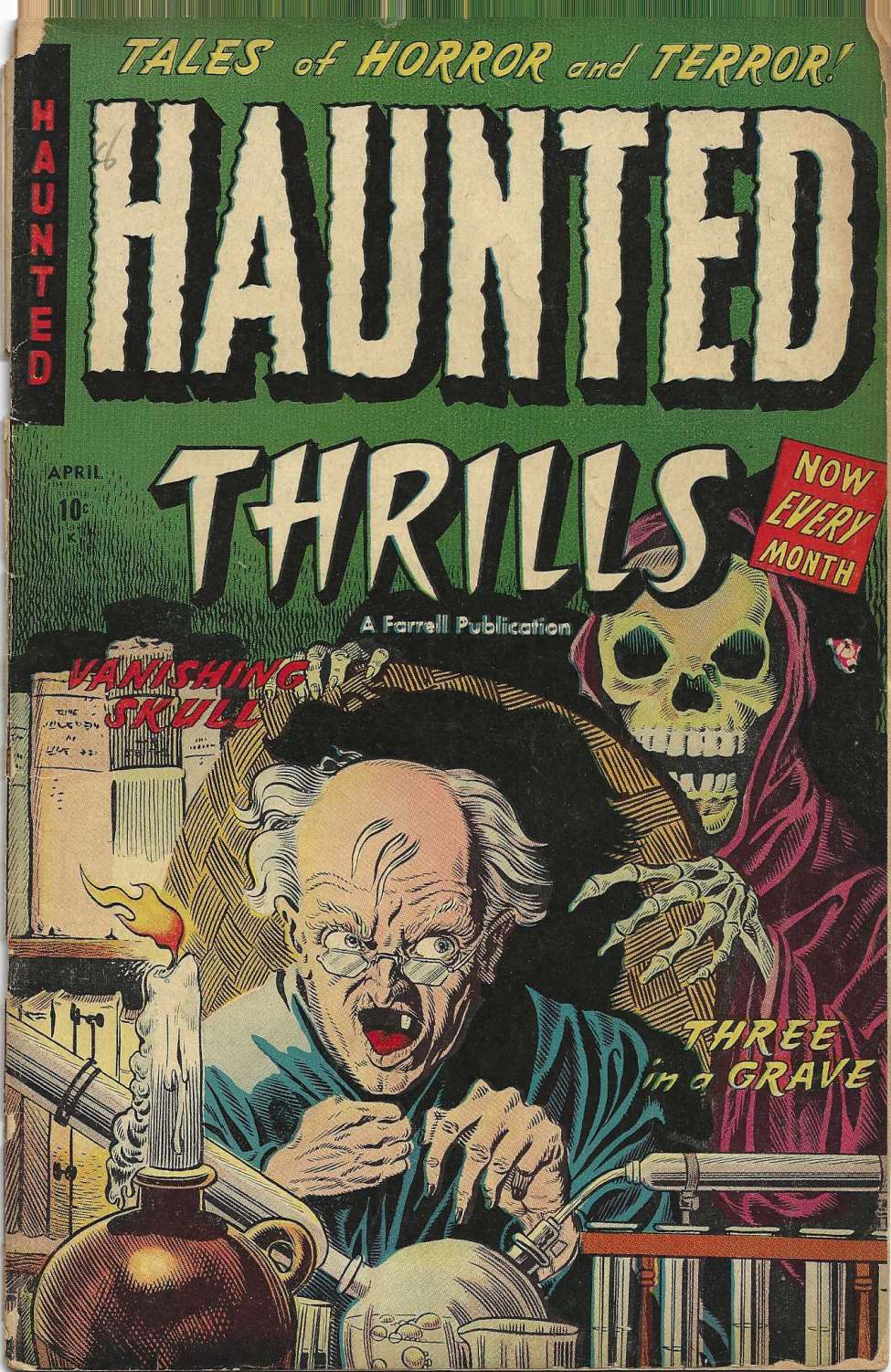Book Cover For Haunted Thrills 8