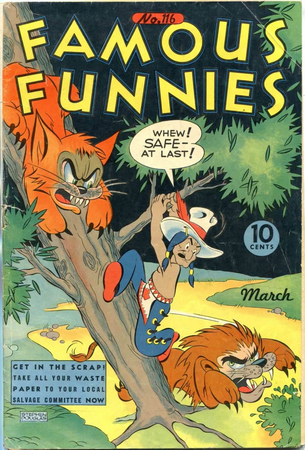 Comic Book Cover For Famous Funnies 116