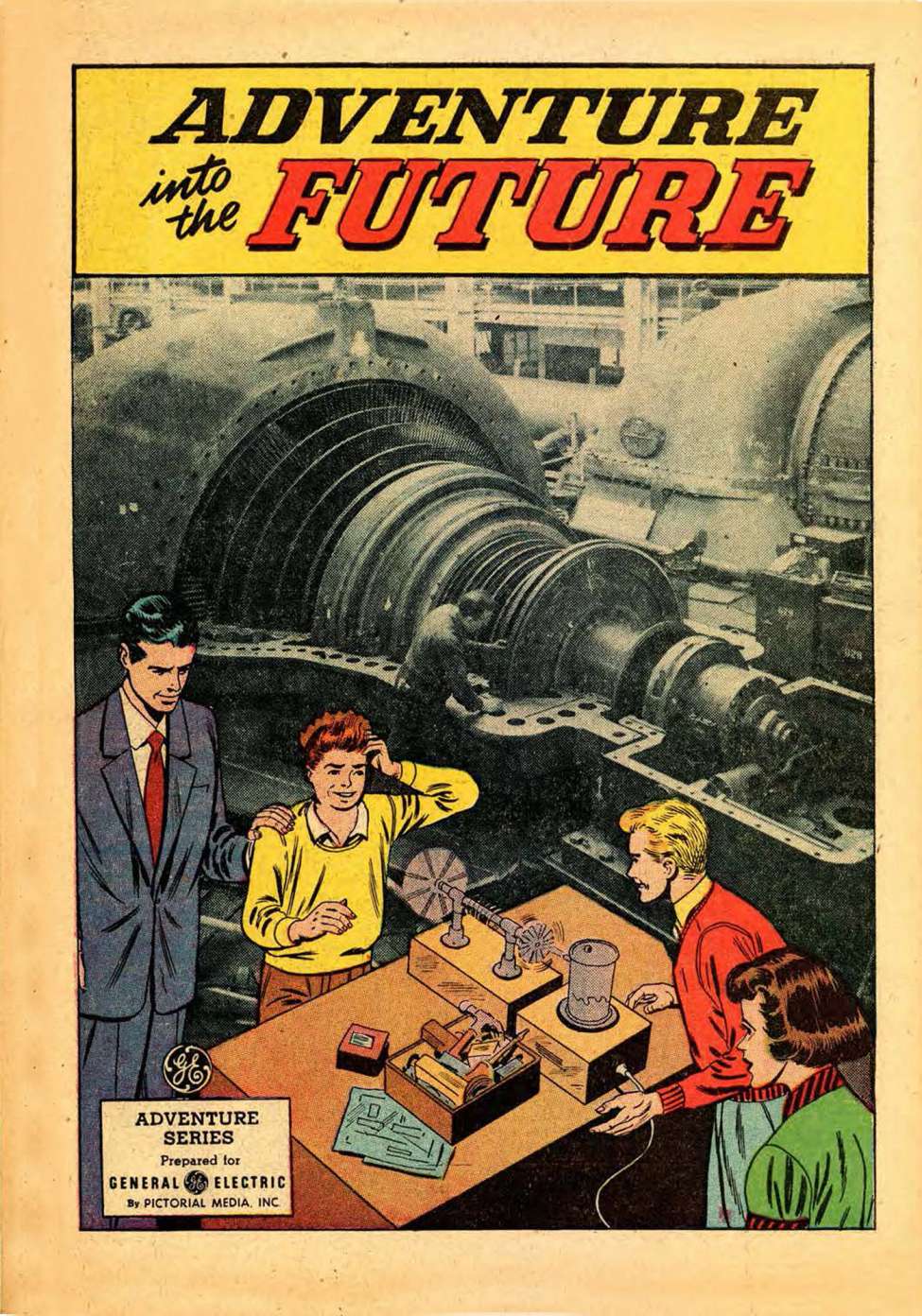 Comic Book Cover For Adventures into the Future APG-17-10