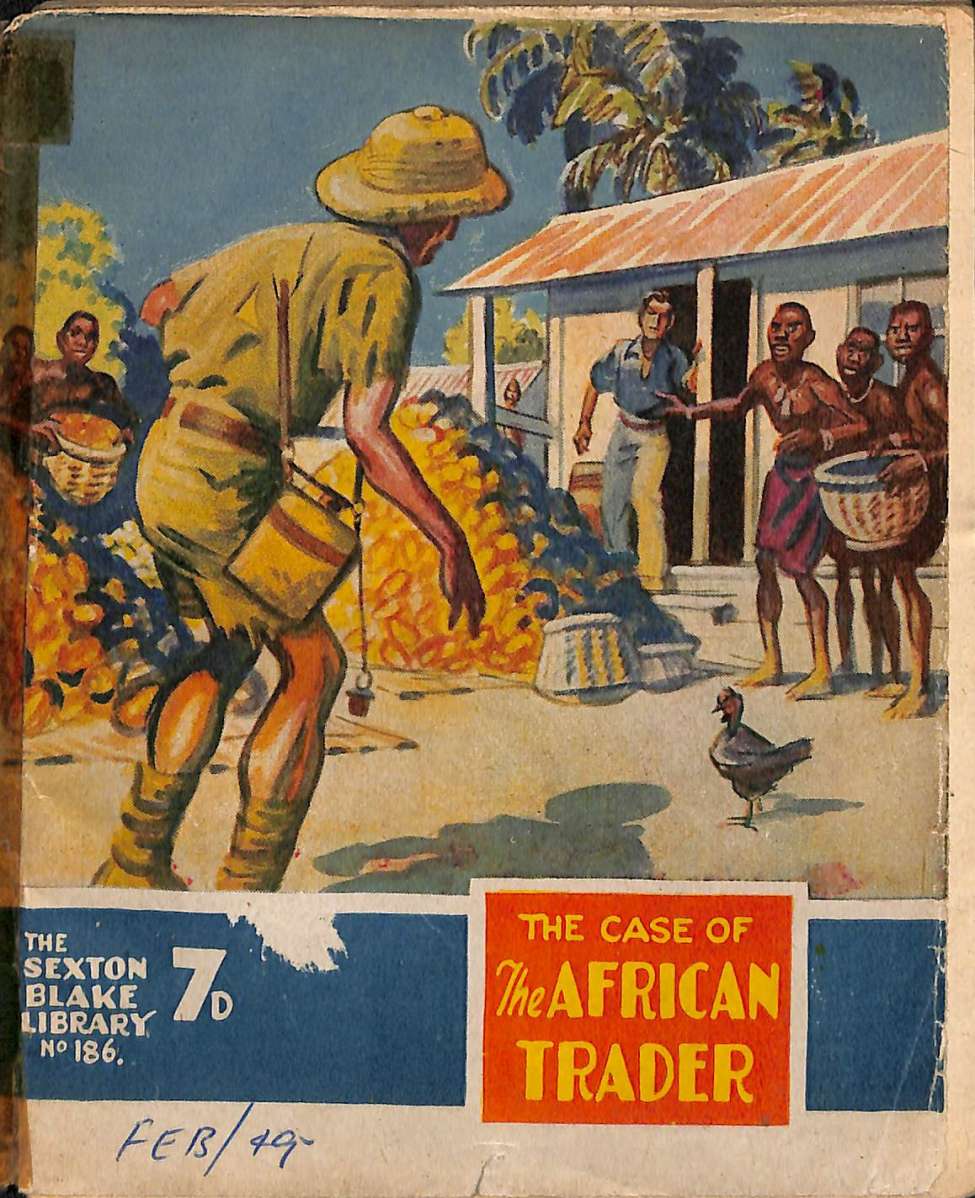 Comic Book Cover For Sexton Blake Library S3 186 - The Case of the African Trader
