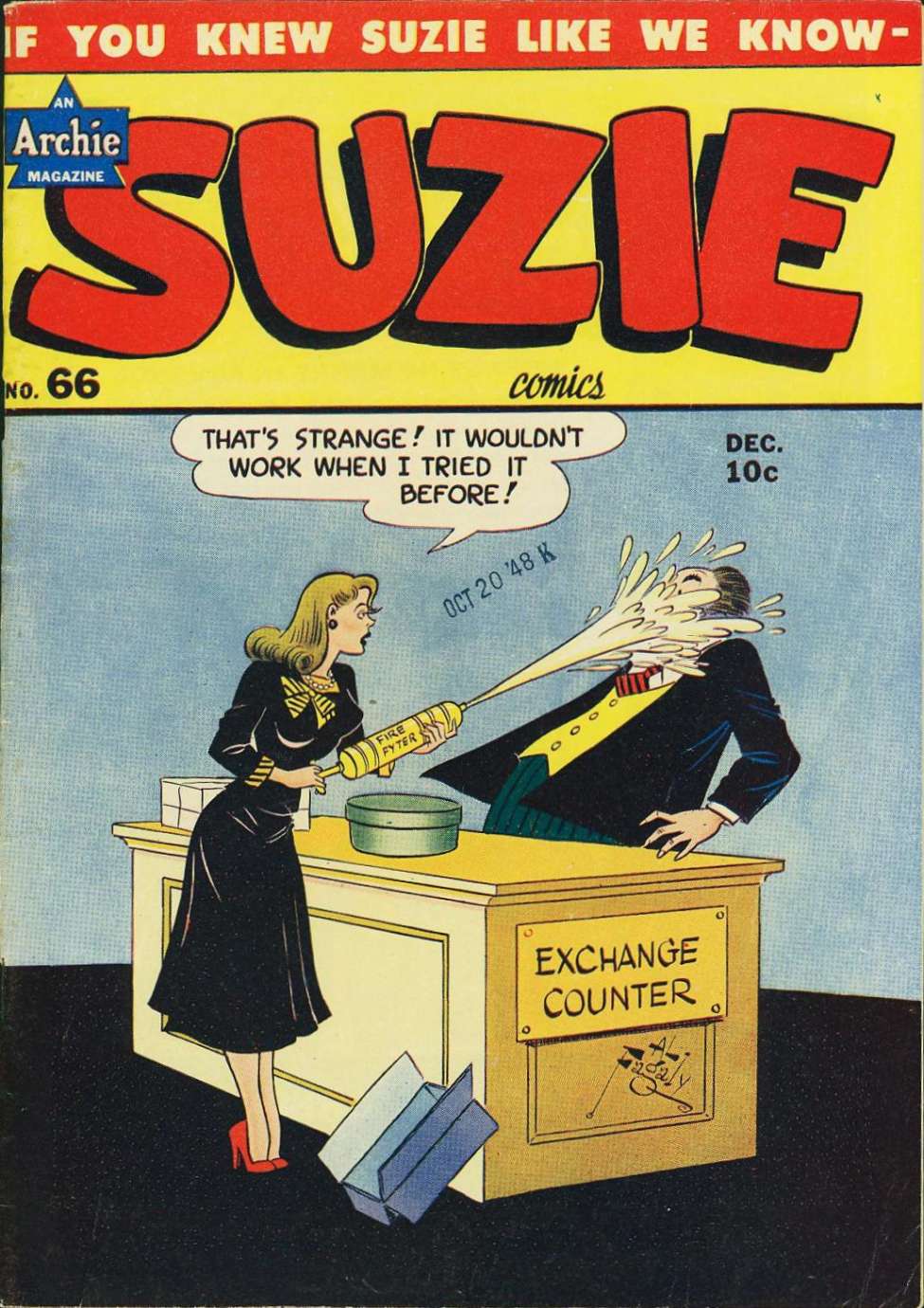 Comic Book Cover For Suzie Comics 66