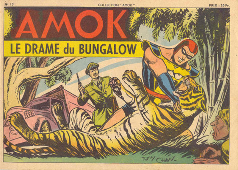Comic Book Cover For Amok 13 - Le Drame du Bungalow