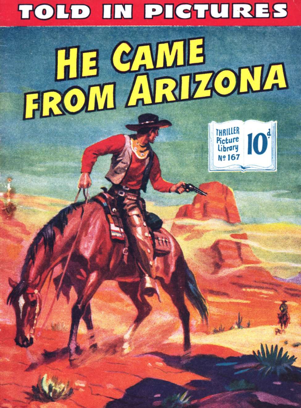 Book Cover For Thriller Picture Library 167 - He Came From Arizona