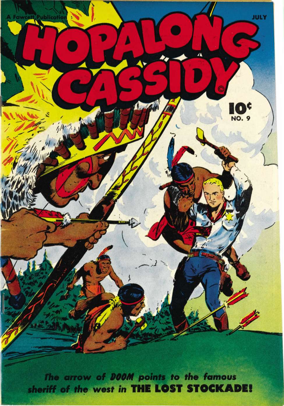 Comic Book Cover For Hopalong Cassidy 9