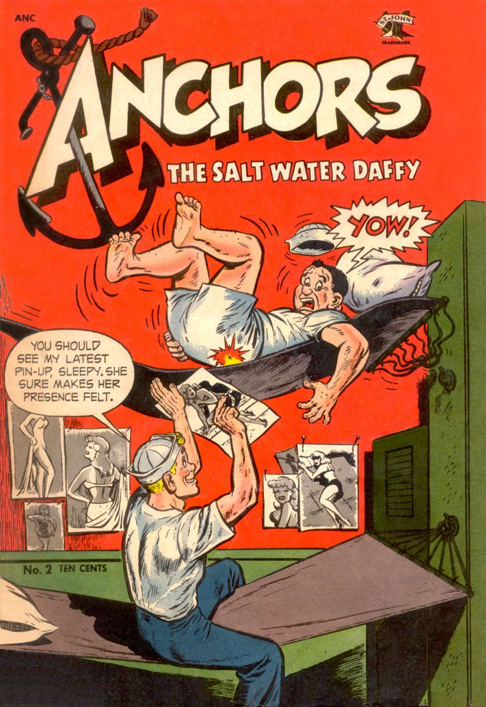 Comic Book Cover For Anchors the Salt Water Daffy 2