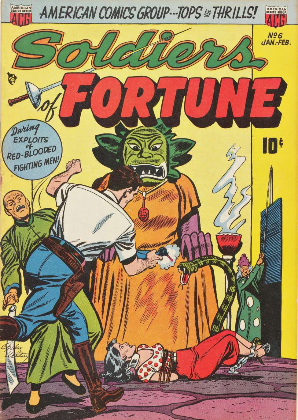 Comic Book Cover For Soldiers of Fortune 6