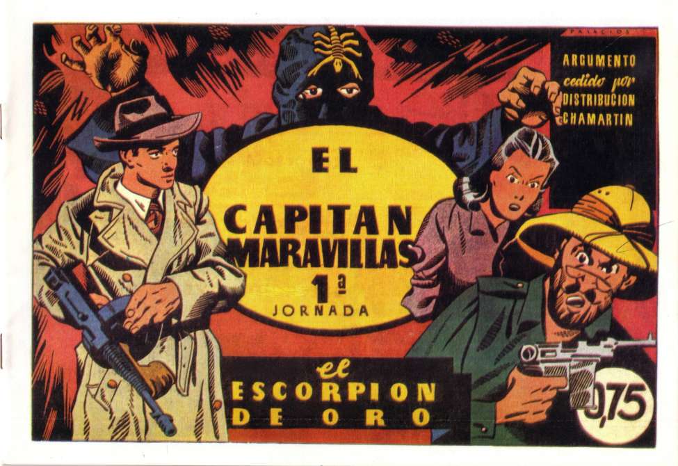 Comic Book Cover For El Capitán Maravillas 1 - El Escorpión de Oro