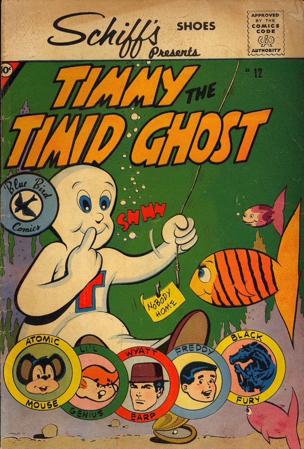 Book Cover For Timmy the Timid Ghost 12 (Blue Bird)