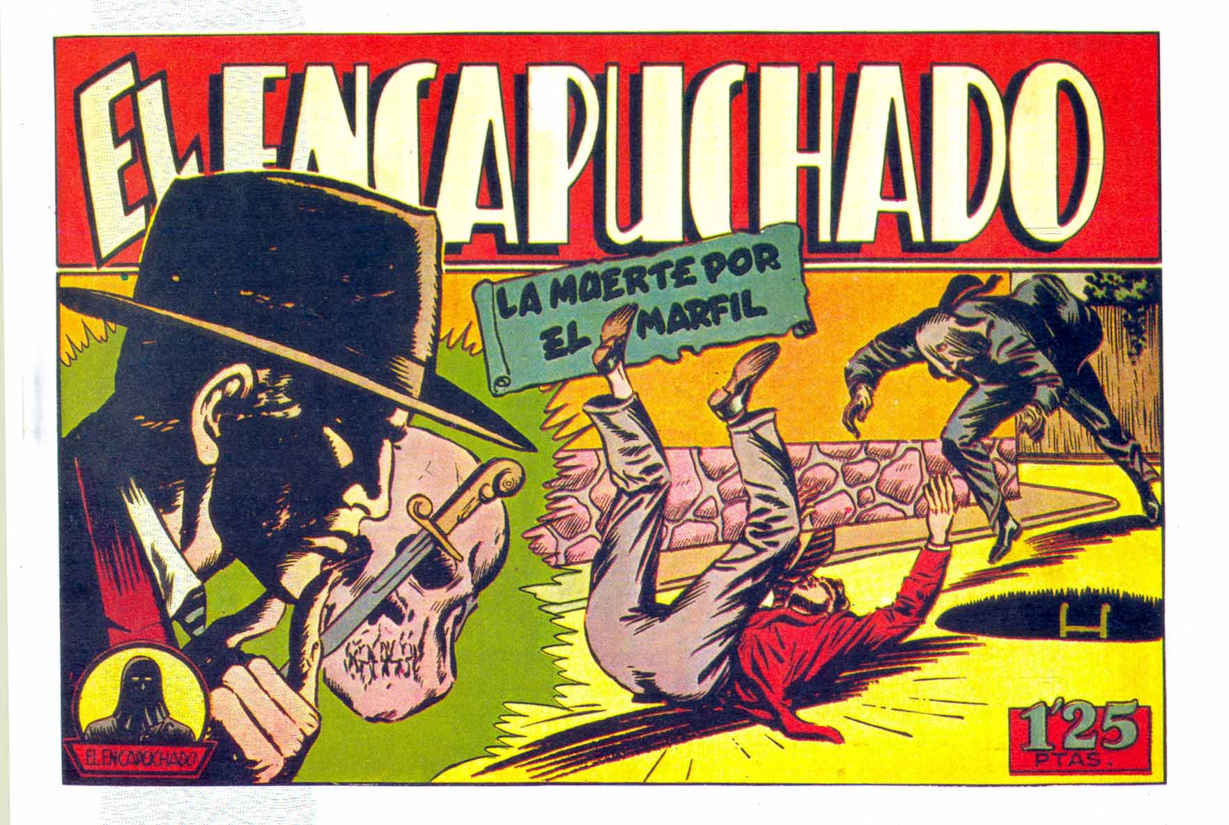 Comic Book Cover For El Encapuchado 14 - La Muerte Por El Marfil