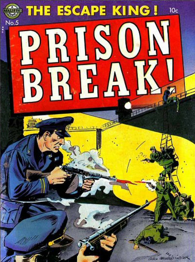 Comic Book Cover For Prison Break! 5 - Version 1
