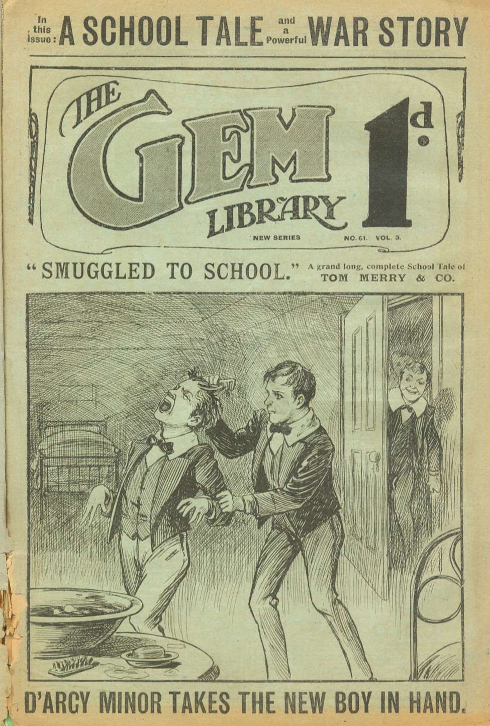 Comic Book Cover For The Gem v2 61 - Smuggled to School
