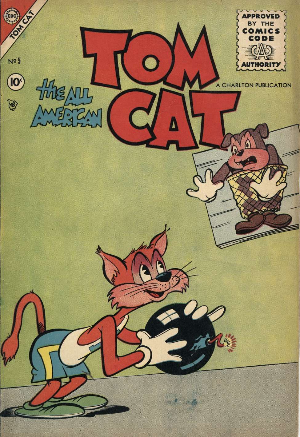 Comic Book Cover For Tom Cat 5