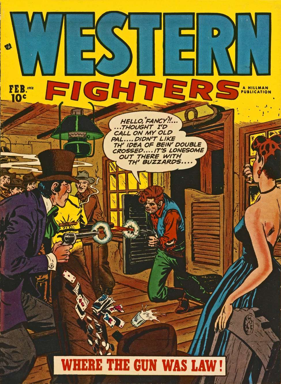 Comic Book Cover For Western Fighters v4 3 - Version 2