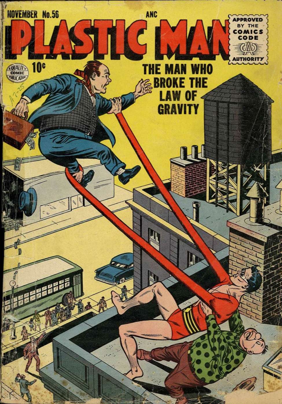 Comic Book Cover For Plastic Man 56