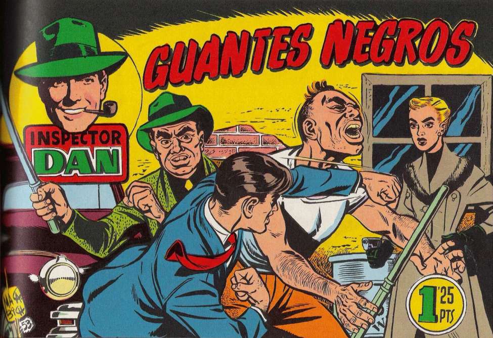 Book Cover For Inspector Dan 48 - Guantes Negros