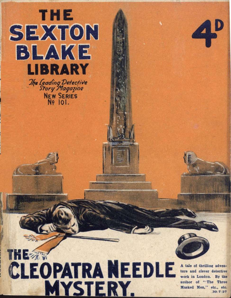 Comic Book Cover For Sexton Blake Library S2 101 - The Cleopatra Needle Mystery