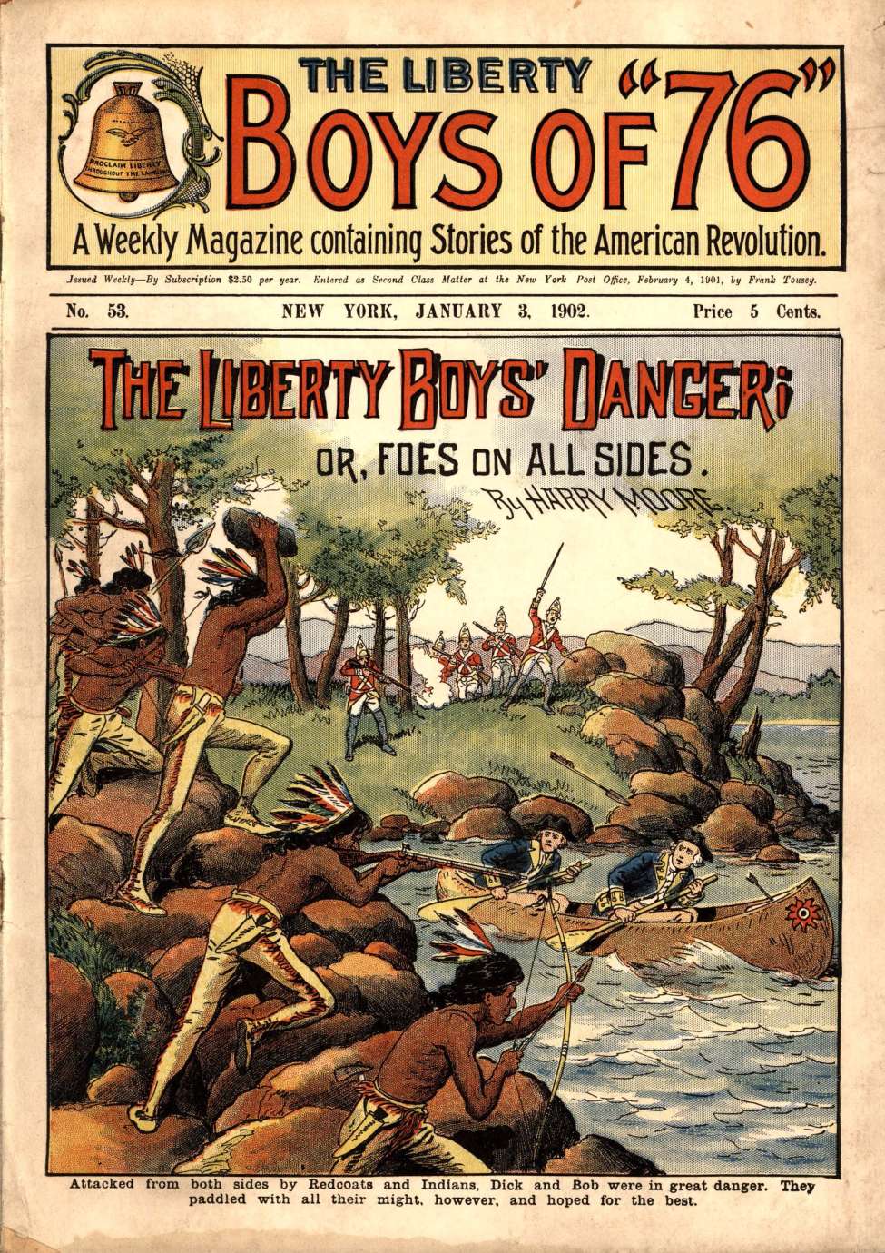Book Cover For The Liberty Boys of 76 53 - The Liberty Boy's Danger