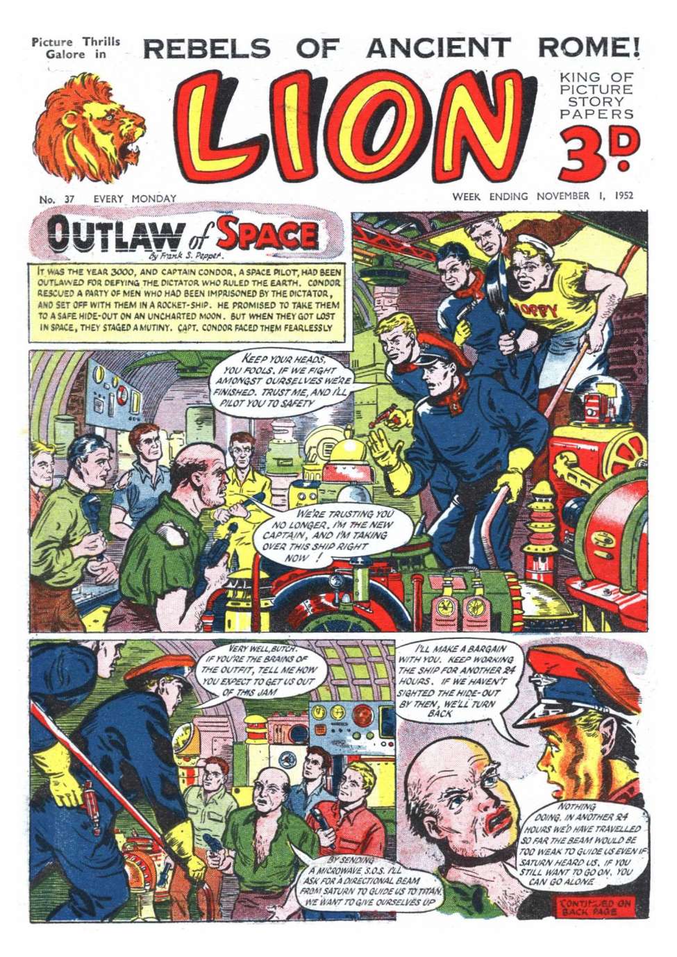 Comic Book Cover For Lion 37