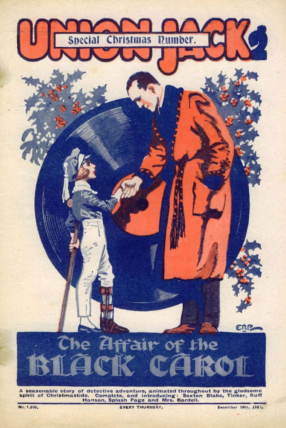 Book Cover For Union Jack 1260 - The Affair of the Black Carol