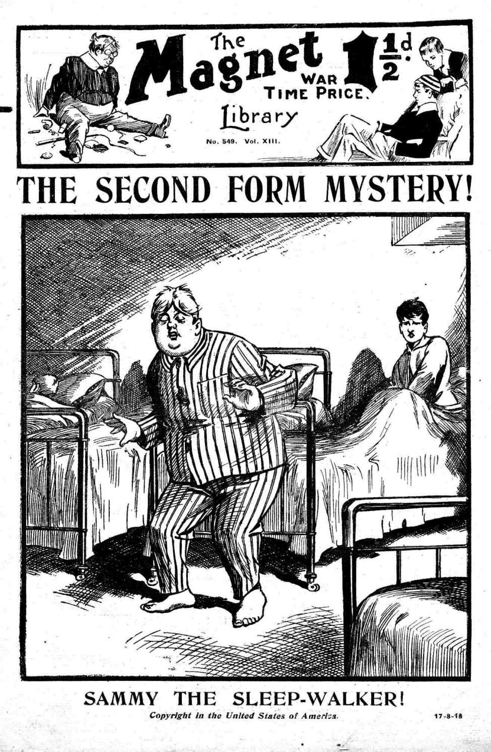 Book Cover For The Magnet 549 - The Second Form Mystery