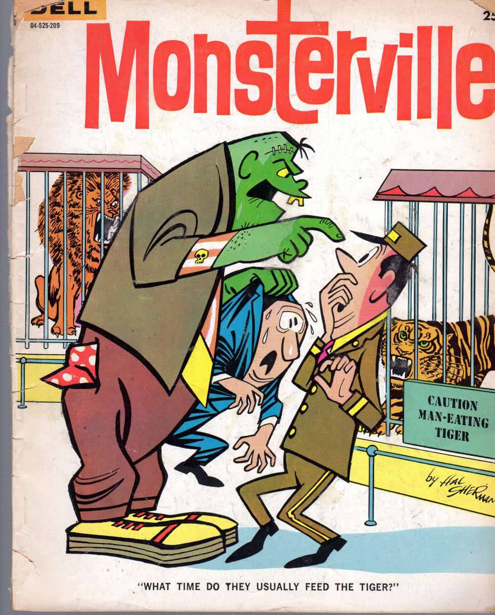 Comic Book Cover For Monsterville