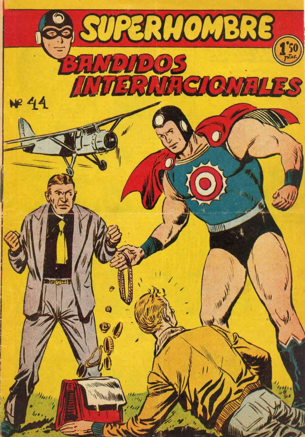 Book Cover For SuperHombre 44 Bandidos internacionales