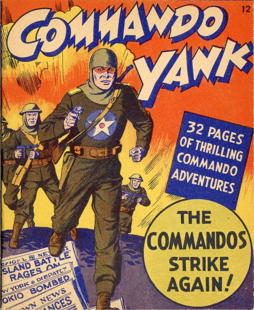 Comic Book Cover For Mighty Midget Comics - Commando Yank